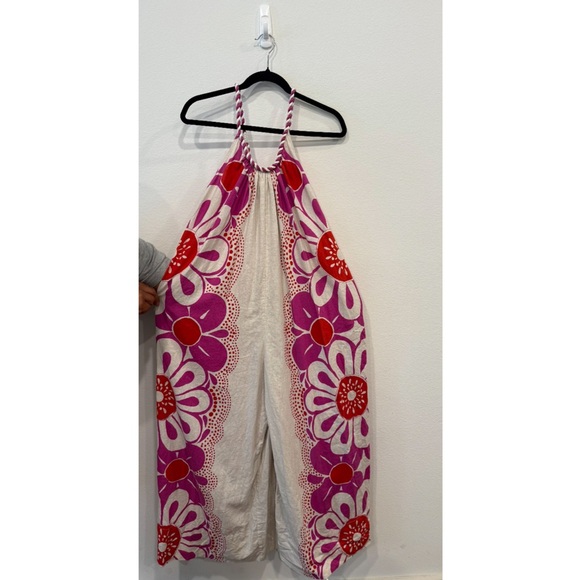 FARM RIO boho-chic floral maxi jumpsuit with pockets - Picture 4 of 6